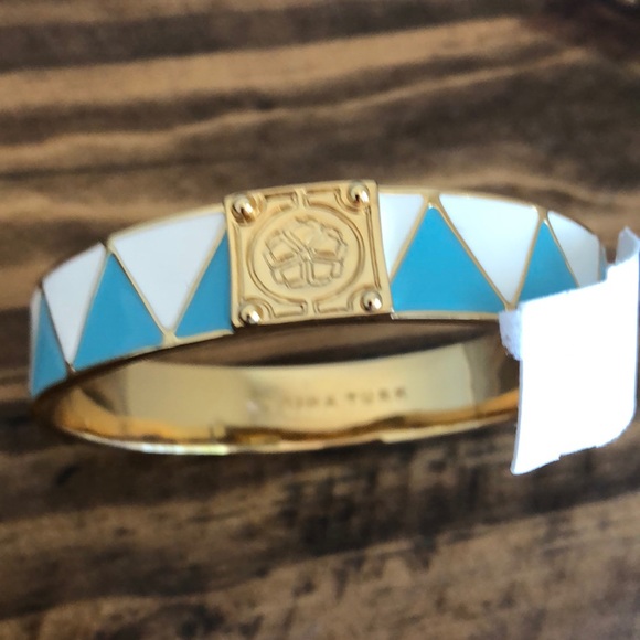 NWOT Trina Turk Zig Zag Enamel Bracelet - Picture 4 of 11